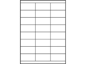 Afbeeldingen van Zweckform etiket, 70 x 33.8 mm , verpakking 2400 stuks, 3664