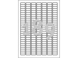 Afbeeldingen van Avery etiket, 25.4 x 10 mm, verpakking 4725 stuks, l4731rev-25