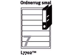 Afbeeldingen van Avery rugetiket, 192 x 39 mm, verpakking 175 stuks, l7702-25