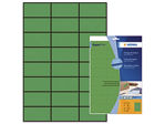 Afbeeldingen van Herma etiket, 70 x 37 mm, a4, verpakking 480 stuks, superprint, 4469, groen