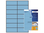 Afbeeldingen van Herma etiket, 105 x 42.3 mm, a4, verpakking 280 stuks, superprint, 5060, blauw