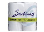 Afbeeldingen van Satino toiletpapier 2-laags 200v wit