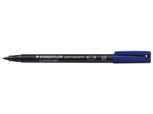 Afbeeldingen van Staedtler viltstift ohp lumocolor, medium, 317-3, blauw