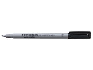 Afbeeldingen van Staedtler viltstift ohp lumocolor, fijn, non permanent, 316-9, zwart