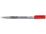 Afbeeldingen van Staedtler viltstift ohp lumocolor, fijn, non permanent, 316-2, rood