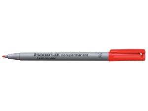 Afbeeldingen van Staedtler viltstift ohp lumocolor, medium, non permanent, 315-2, rood