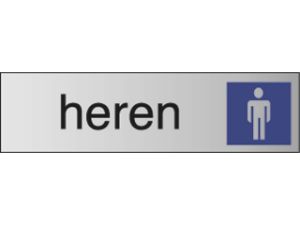 Afbeeldingen van Posta infobord pictogram, 165 x 44 mm, heren, 39061