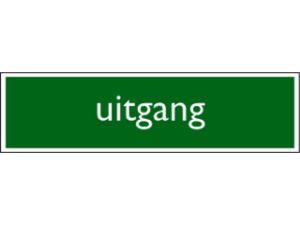 Afbeeldingen van Posta infobord pictogram, 165 x 44 mm, uitgang, 39069