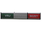 Afbeeldingen van Posta infobord, 125 x 30 mm, vrij/bezet, 39204 zelklevend