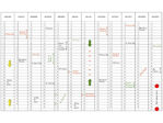 Afbeeldingen van Legamaster jaarplanner, 60 x 90 cm, premium 12 maandkolommen, 7-412000