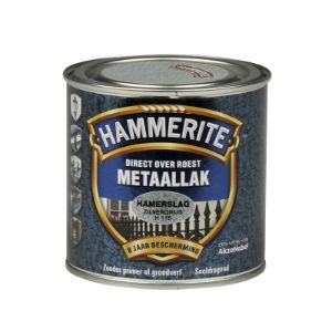 Afbeeldingen van Hammerite hoogglans, 250 ml, zilver grijs
