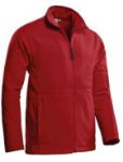 Afbeeldingen van Santino Fleece jas Bormio rood 3XL