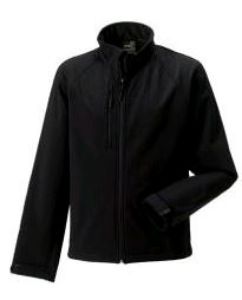 Afbeeldingen van Russell softshell zwart 3XL