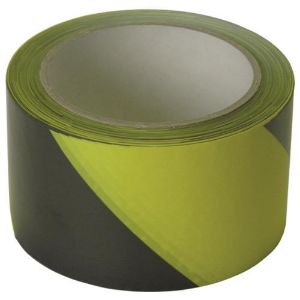 Afbeeldingen van Kelmaplast Zelfklevend afzetband Plakband zwart/geel 60mm