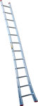 Afbeeldingen van Kelfort Ladder KEL-VR 1x12 3411 recht aluminium