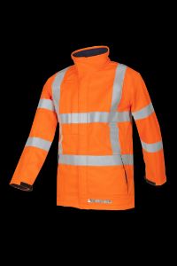 Afbeeldingen van Sioen softshell toven fluor oranje 3XL