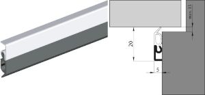 Afbeeldingen van Kelfort Tochtprofiel opbouw KEL-RO XL 300cm