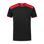 Afbeeldingen van Santino t-shirt tiesto zwart/rood