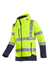 Afbeeldingen van Sioen softshell fuller fluor geel/blauw