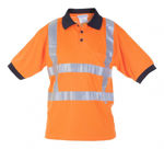 Afbeeldingen van HYDROWEAR Tilburg polo coolmax en471 fl. oranje L