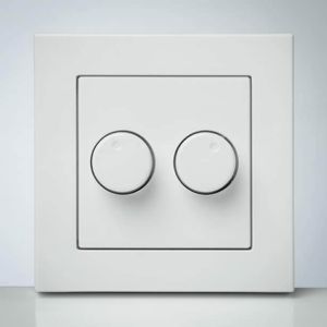 Afbeeldingen van ION Afdekraam duo dimmer mat atraciet