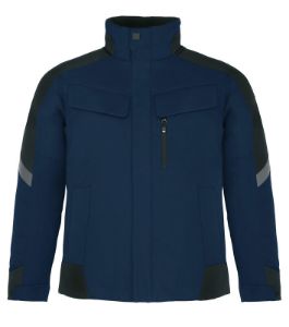 Afbeeldingen van Fhb werkjack lars marine/zwart 2XL