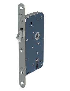 Afbeeldingen van ASSA ABLOY Schuifdeurslot, PC-uitsparing 2477, doornmaat 60 mm, zonder sluitplaat, rvs