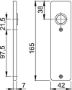 Afbeeldingen van HOPPE Kortschild 202KP, blind, f2