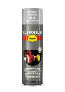 Afbeeldingen van RUST-OLEUM® Deklaag metallic Hard Hat zilver aluminium 500ml