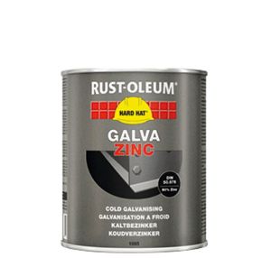 Afbeeldingen van RUST-OLEUM® Zinkspray Hard Hat Zinc, 1 kilo, ral 1085, mat grijs  