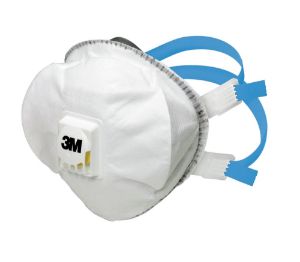 Afbeeldingen van 3M Stofmasker met uitademventiel FFP2