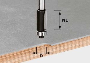 Afbeeldingen van Festool Kantenfrees HW HW S8 D12,7/NL25