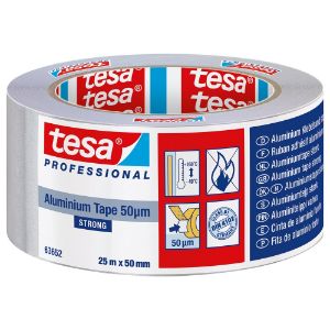 Afbeeldingen van tesa® Aluminium tape Premium 63652 50mm x 25m