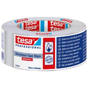 Afbeeldingen van tesa® Aluminium tape Universal 63632 50mm x 50m