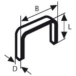 Afbeeldingen van Bosch Niet met fijne draad type 53 1000st 11.4x14