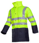 Afbeeldingen van Sioen parka Stormflash Hi-Vis geel/bl