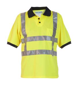 Afbeeldingen van HYDROWEAR Tilburg polo coolmax Tilburg RWS EN471 Geel 2XL