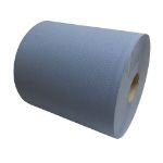 Afbeeldingen van Euro Products Maxi poetspapier 26cm 190 meter 500 vel blauw