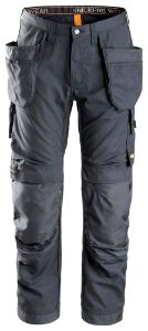 Afbeeldingen van Snickers Workwear AllroundWork, Werkbroek met holsterzakken 6201 Staalgrijs 64