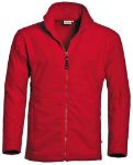 Afbeeldingen van Santino Fleece jas Bormio rood 2XL