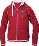 Afbeeldingen van Clique Hoodie 021051 - Gerry vest rood 2XL