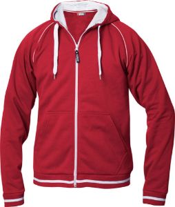 Afbeeldingen van Clique Hoodie 021051 - Gerry vest rood M