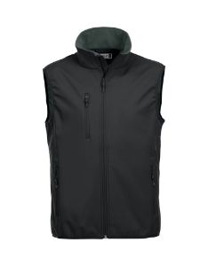 Afbeeldingen van Clique Bodywarmer 020911 - Basic Softshell Vest Zwart 5XL