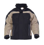 Afbeeldingen van HYDROWEAR Rimini canvas jack zwart/khaki 2el