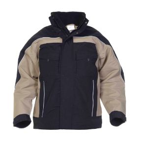 Afbeeldingen van HYDROWEAR Rimini canvas jack zwart/khaki 3el