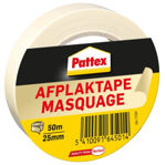 Afbeeldingen van Pattex afplaktape, 25 mm x 50 meter, 771309, crème