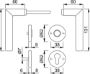 Afbeeldingen van HOPPE Deurkrukgarnituur Stockholm E1140Z/42KV/42KVS RVS PC