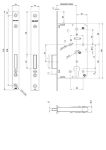 Afbeeldingen van ASSA ABLOY Kastslot, PC-uitsparing 2455 rvs 50mm