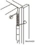 Afbeeldingen van DX Deurveer /opbouw scharnierpen, vernikkeld