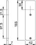 Afbeeldingen van HOPPE Kortschild 202KP, geheel blind, f2